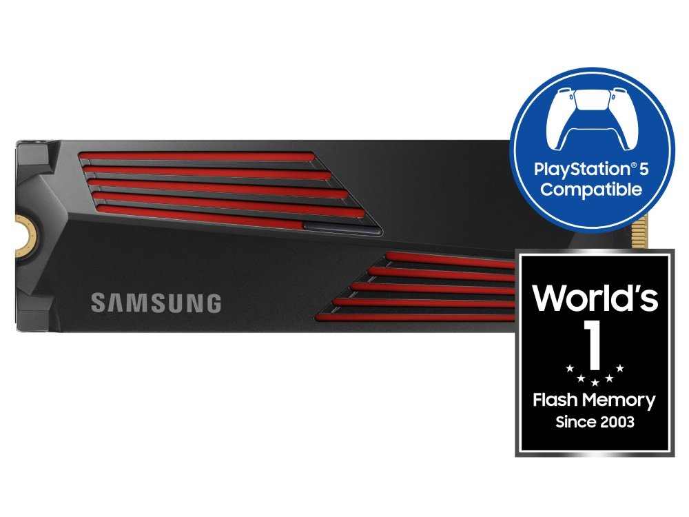 Samsung 990 Pro 4TB PCIe Gen4 NVMe  M.2 SSD with Heatsink