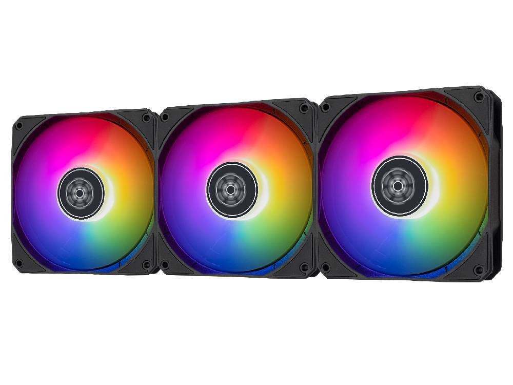 SilverStone Air Nexus 120 ARGB 120mm Fan - Black (3-pack)