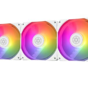 SilverStone Air Nexus 120 ARGB 120mm Fan – White (3-pack)
