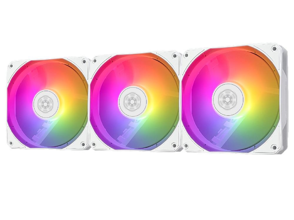 SilverStone Air Nexus 120 ARGB 120mm Fan - White (3-pack)