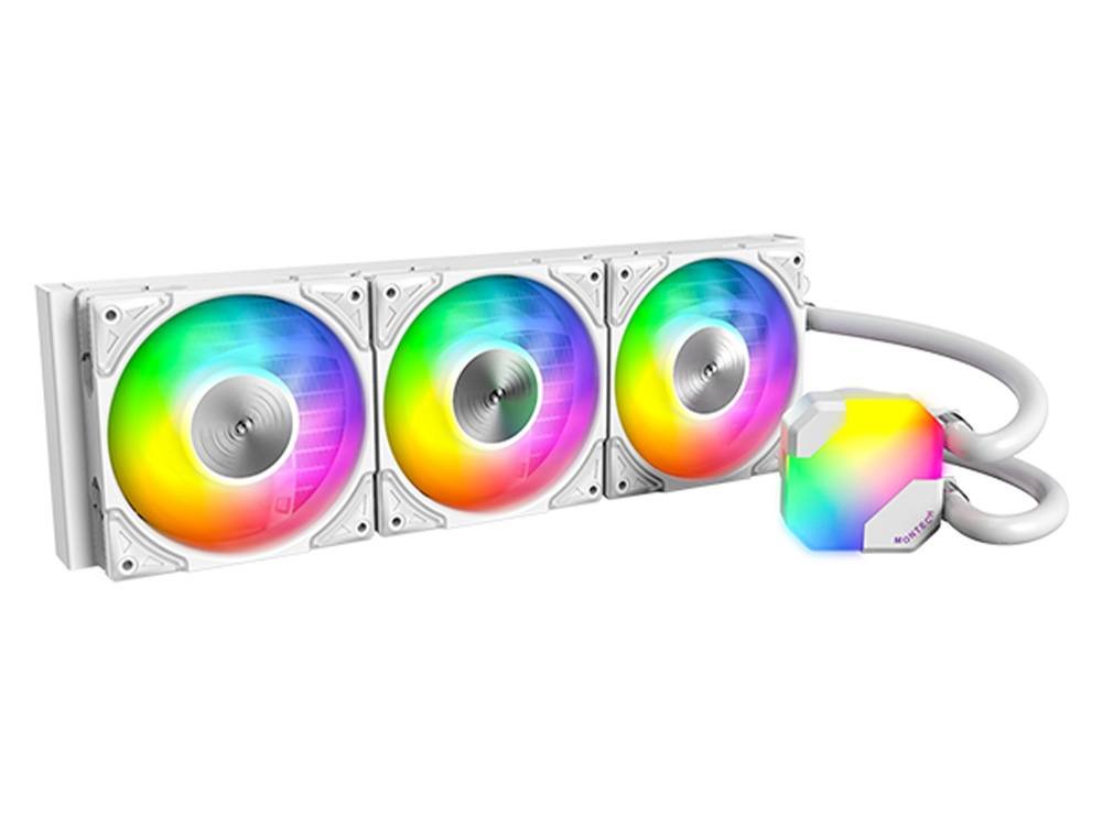 Montech HyperFlow ARGB 360 All-in-One Liquid CPU Cooler - White