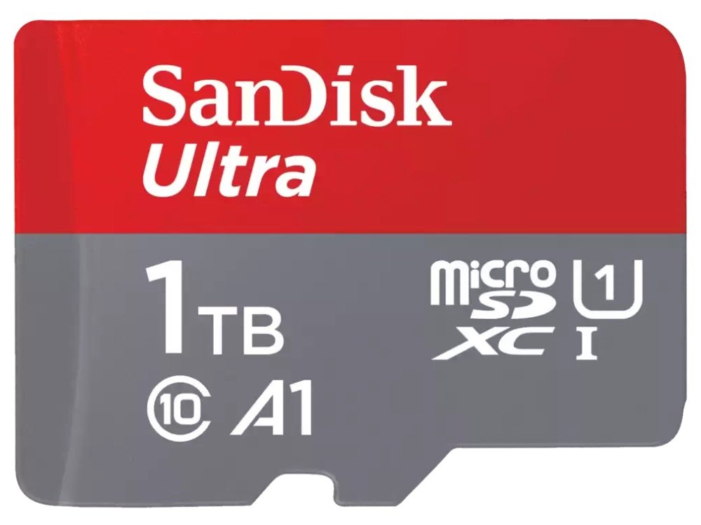 Sandisk Ultra 1TB A1 Series MicroSDXC Class 10 UHS-I Card