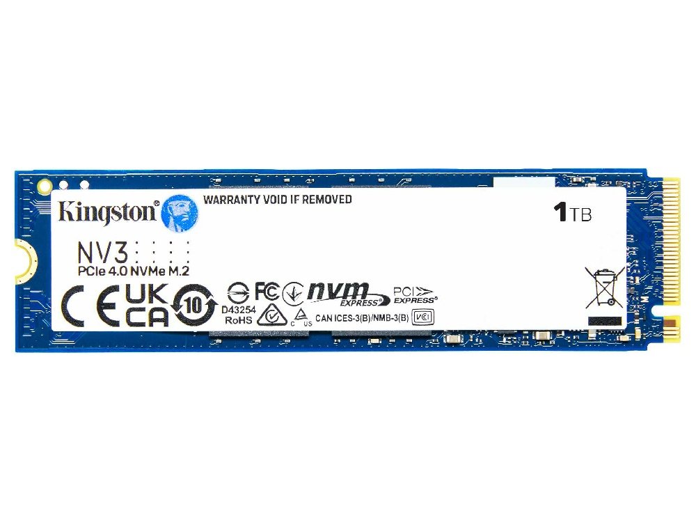 Kingston SNV3S NV3 1TB PCIe Gen4 NVMe M.2 SSD