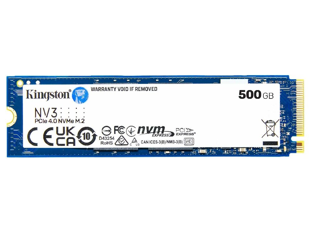 Kingston SNV3S NV3 500GB PCIe Gen4 NVMe M.2 SSD