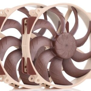 Noctua 140mm NF-A14x25r G2 PWM Sx2-PP 1500RPM LCP Cooling Fan Set (2-Pack)