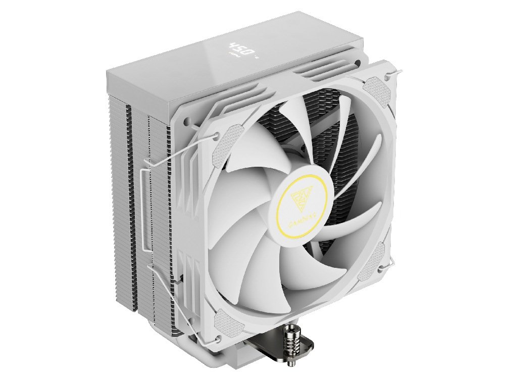 Gamdias BOREAS E2-41D Digital Display 120mm CPU Air Cooler - Snow White
