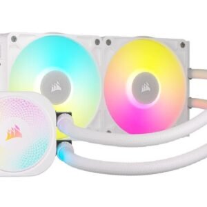 Corsair iCUE LINK TITAN 240 RX RGB AIO Liquid CPU Cooler – White