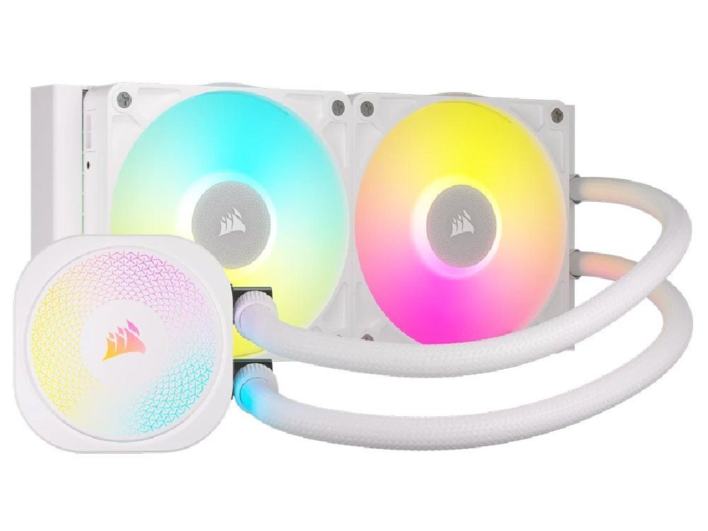 Corsair iCUE LINK TITAN 240 RX RGB AIO Liquid CPU Cooler - White