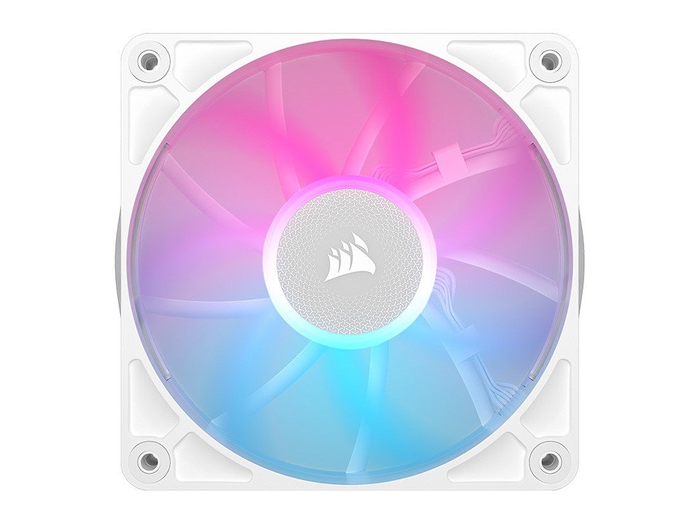 Corsair iCUE LINK RX120 RGB 120mm PWM Fan - White (1-Pack)