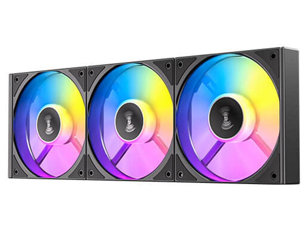 Antec C120R Connect 120mm Reverse ARGB PWM Fan - Black (3-Pack)