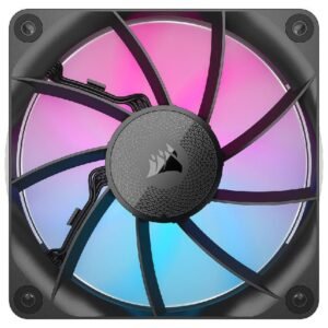 Corsair iCUE LINK RX120 RGB 120mm PWM Fan – Black (1-Pack)
