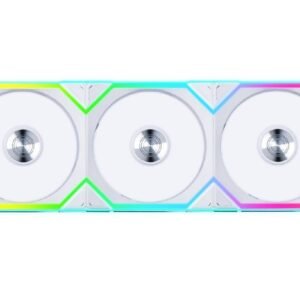 Lian Li Uni Fan SL Wireless 120mm ARGB PWM Fan – White (3-Pack w/ Controller)