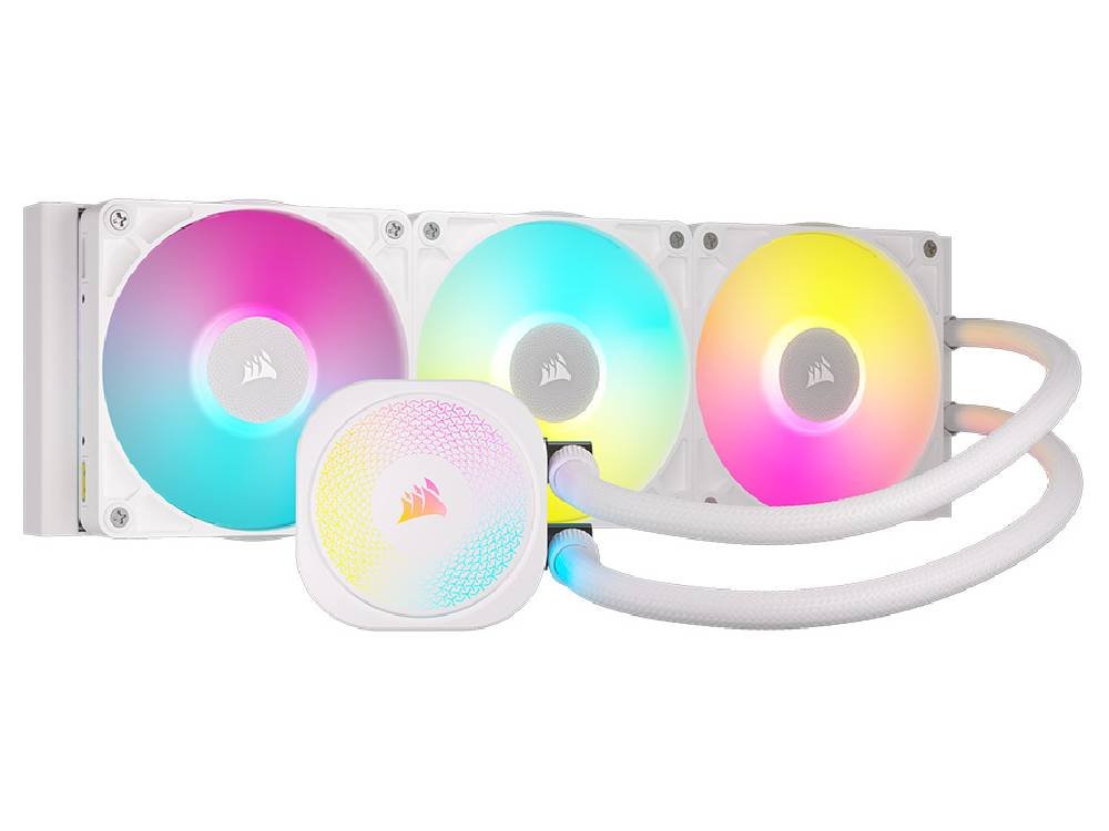 Corsair iCUE LINK TITAN 360mm RX RGB AIO Liquid CPU Cooler - White