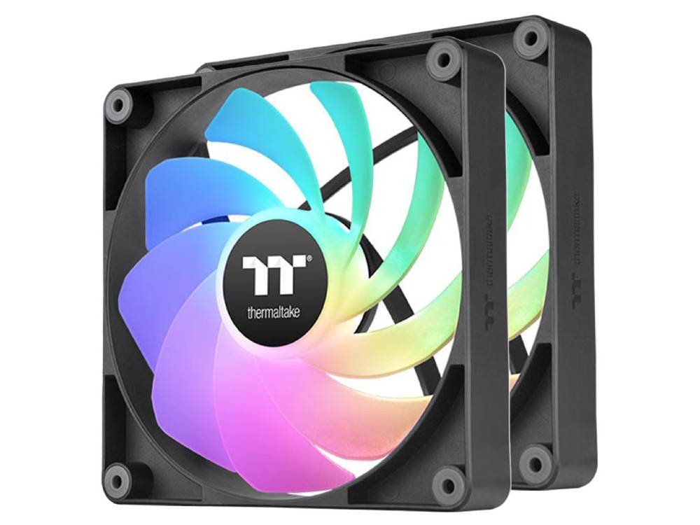 Thermaltake CT120 Reverse ARGB Sync 120mm Fan - Black (2-Pack)