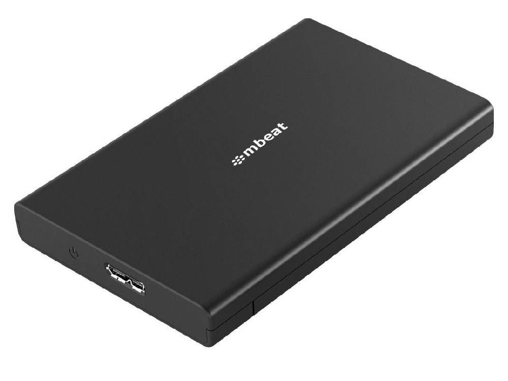 MBeat A2 USB 3.0 2.5” Portable SATA HDD Enclosure - Black