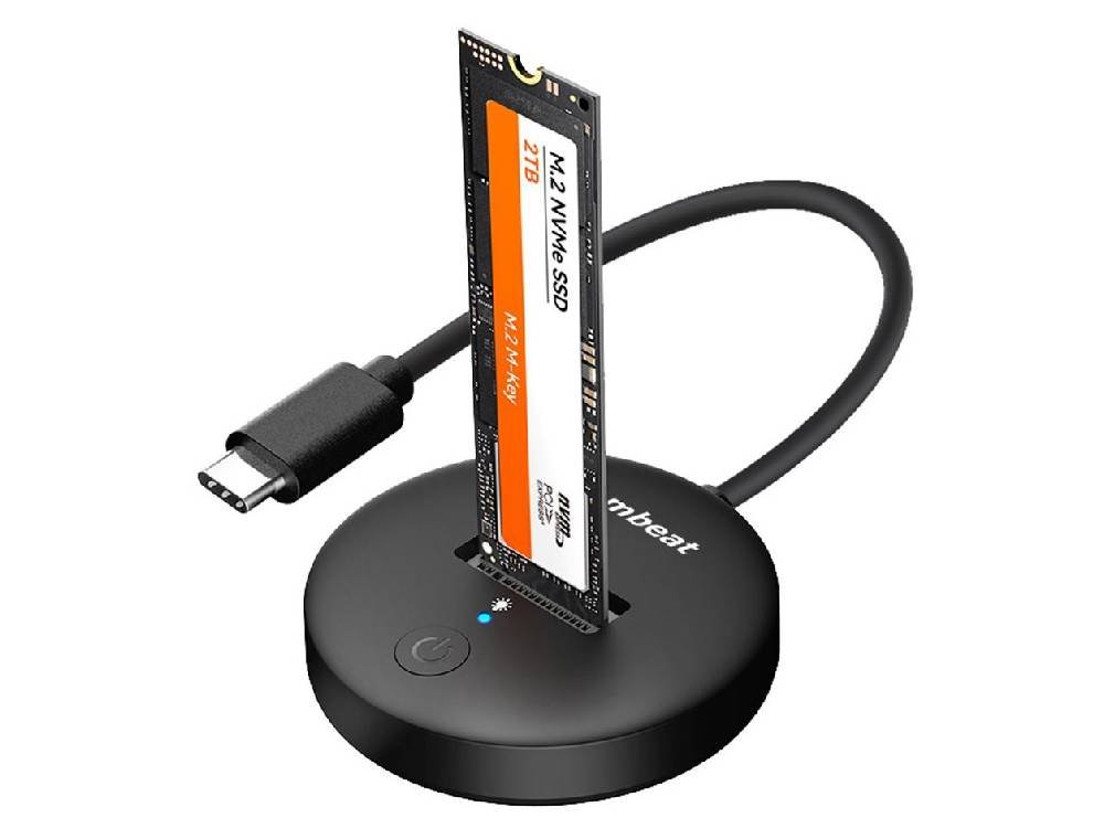MBeat H1 USB 3.2 Gen2 10Gbps M.2 NVMe & SATA SSD Mini Dock