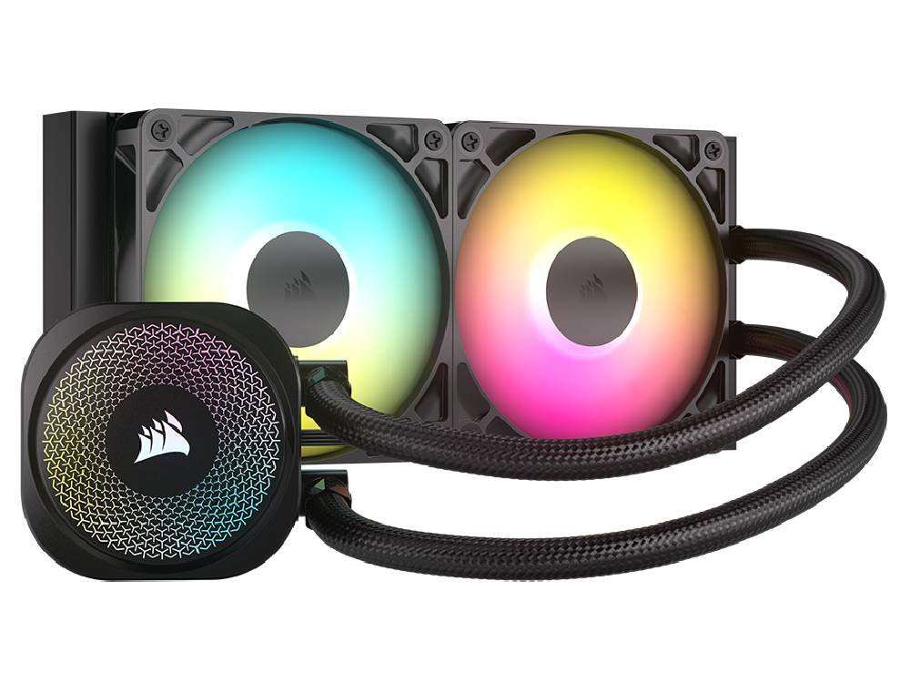 Corsair NAUTILUS 240 ARGB 240mm Liquid CPU Cooler - Black