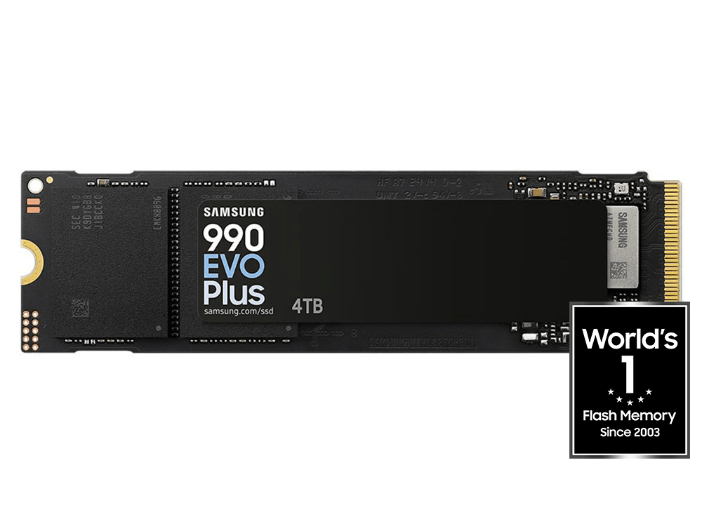 Samsung 990 EVO Plus 4TB PCIe Gen4 NVMe M.2 SSD