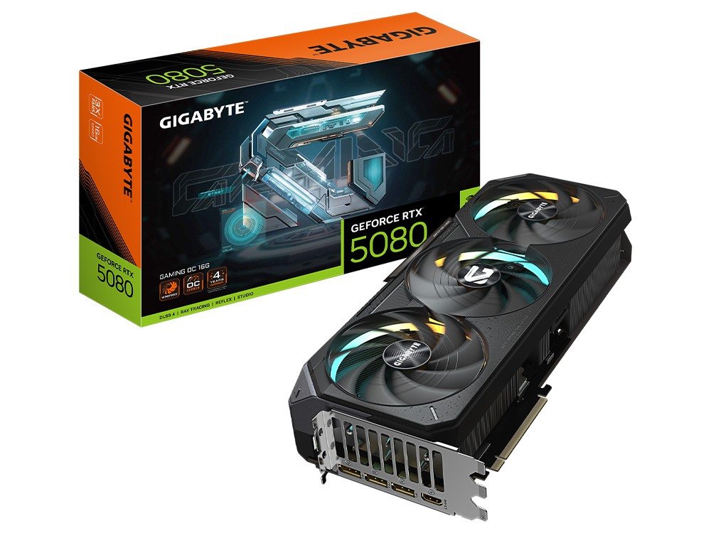 Gigabyte GeForce RTX 5080 Gaming OC 16G Graphics Card