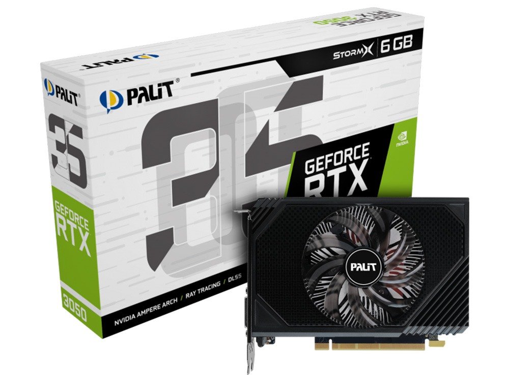 Palit StormX GeForce RTX 3050 6GB GDDR6 Graphics Card