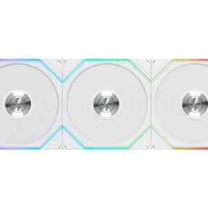 Lian Li Uni Fan TL120 Wireless ARGB 120mm Fan – White (3-Pack)