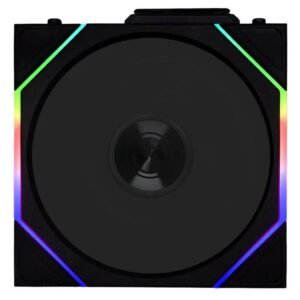 Lian Li Uni Fan TL120 Reverse Blade Wireless ARGB 120mm Fan – Black (1-Pack)