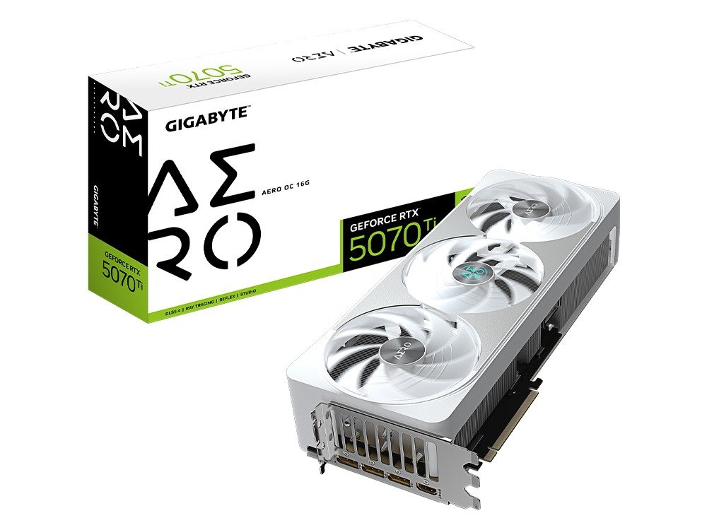 GIGABYTE GeForce RTX 5070 Ti Aero OC 16G Graphics Card