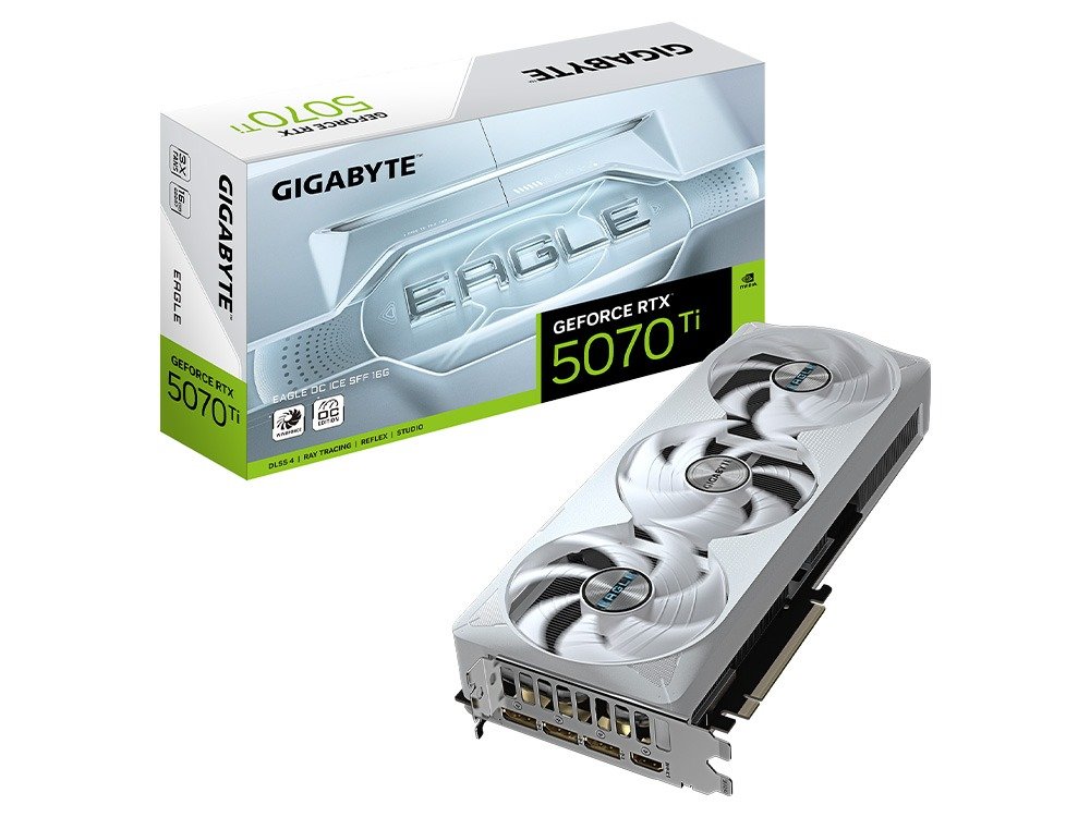 Gigabyte GeForce RTX 5070 Ti Eagle OC ICE SFF 16G Graphics Card