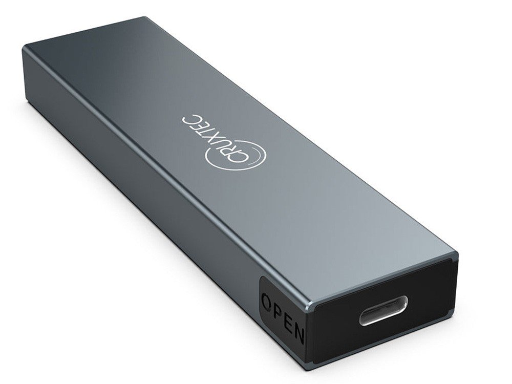 Cruxtec NVMe & NGFF Dual Protocol M.2 SSD to USB-C Enclosure