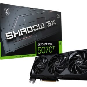 MSI GeForce RTX 5070 Ti 16G Shadow 3X OC GDDR7 Graphics Card