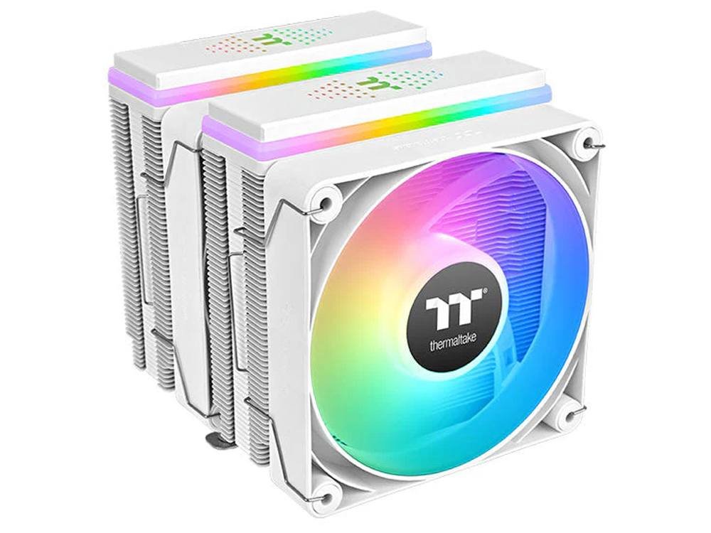 Thermaltake ASTRIA 600 ARGB Lighting Dual Tower CPU Cooler - White Edition