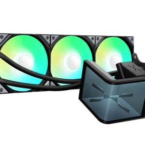TRYX Panorama SE 360 ARGB Curved AMOLED All-in-one Liquid CPU Cooler – Black