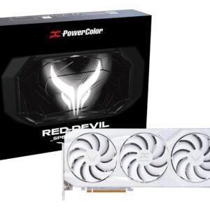 PowerColor Red Devil Radeon RX 9070 XT 16GB GDDR6 OC Graphics Card – White