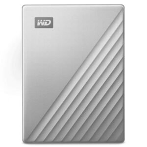 WD My Passport Ultra 4TB USB-C 2.5″ Portable Hard Drive – Silver