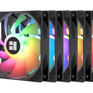 Thermalright TL-C12C-S X5 ARGB 120mm Cooling Fan – Black (5-Pack)