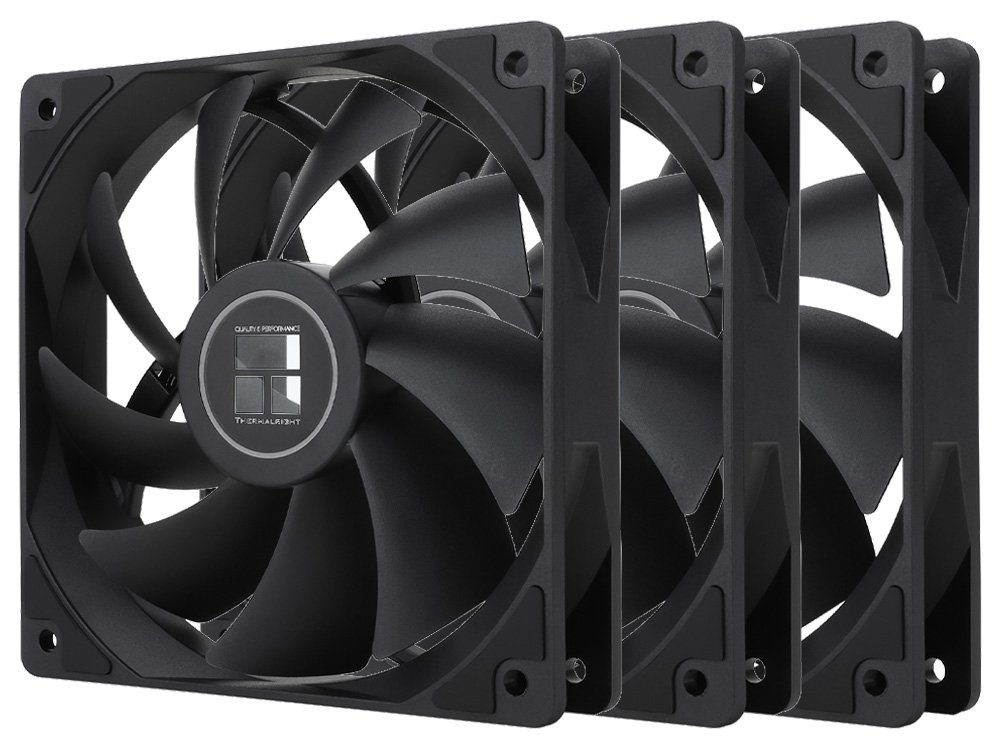 Thermalright TL-C12C X3 120mm Case Fan - Black (3-Pack)