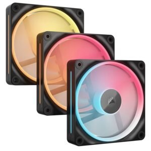 Corsair iCUE LINK LX120-R RGB 120mm PWM Reverse Fans (3-Pack)