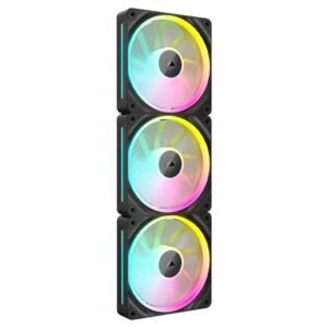 Corsair iCUE LINK LX120 120mm RGB PWM Case Fan – Black (3-Pack)