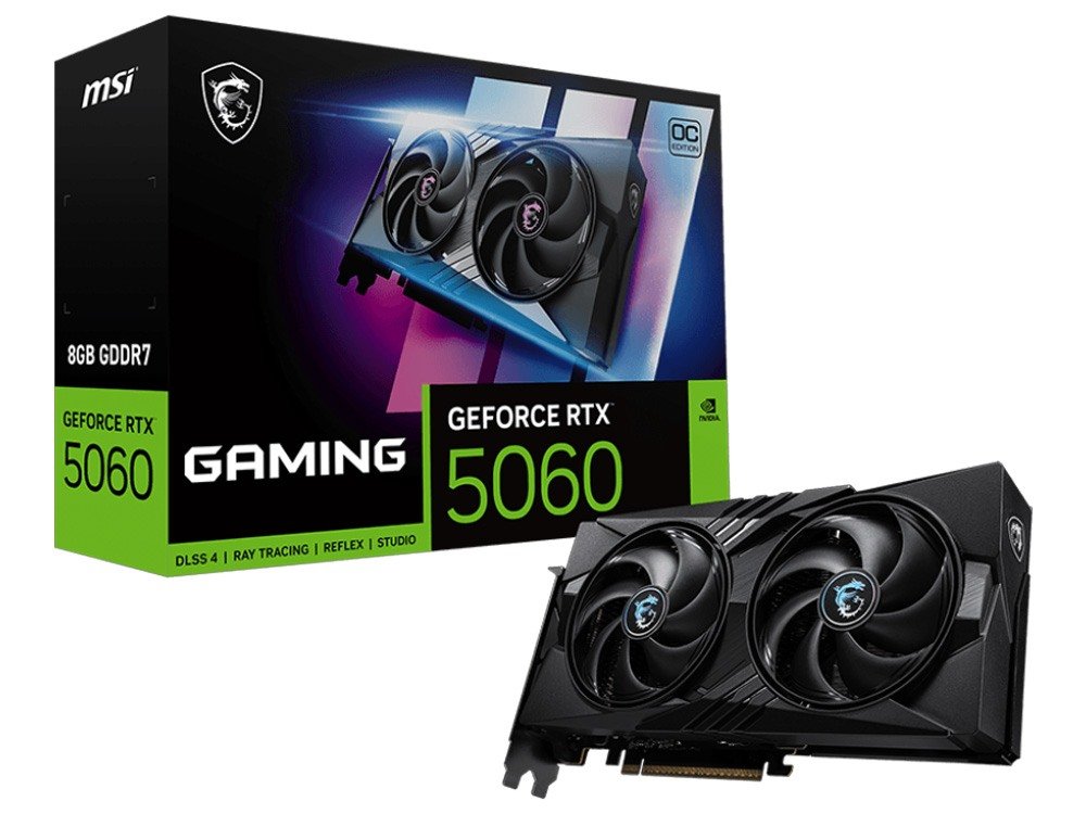 MSI GeForce RTX 5060 8G Gaming OC Graphics Card
