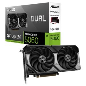 ASUS Dual GeForce RTX 5060 8GB OC GDDR7 Graphics Card