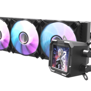 DarkFlash DV360S 360mm ARGB LCD Display Liquid CPU Cooler- Black
