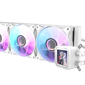 DarkFlash DV360S 360mm ARGB LCD Display Liquid CPU Cooler- White