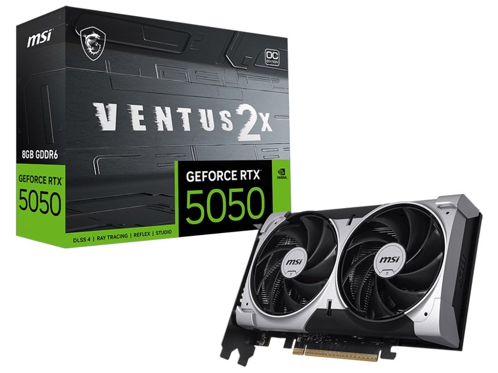 MSI GeForce RTX 5050 8G VENTUS 2X OC Graphics Card