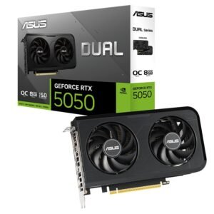 ASUS Dual GeForce RTX 5050 8GB OC Edition GDDR6 Graphics Card