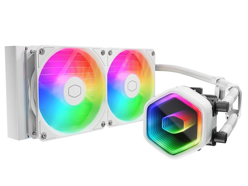 Cooler Master MasterLiquid ML240L Core II Liquid CPU Cooler - White Edition