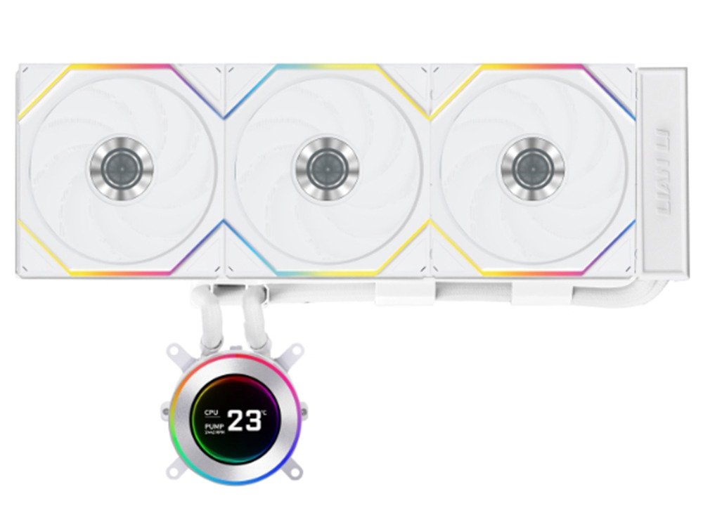 Lian Li Hydroshift II LCD-C 360TL 360mm All-in-One Liquid CPU Cooler - White