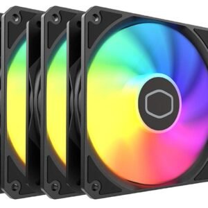 Cooler Master MF120 Lite ARGB 120mm Fan – Black (3-Pack)