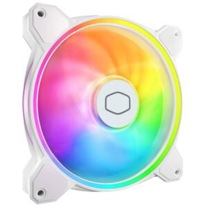Cooler Master MasterFan MF140 Halo2 Dual Loop ARGB 140mm Fan – White