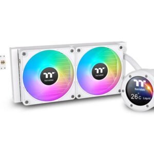 Thermaltake TH240 V2 Ultra EX ARGB All-In-One Liquid Cooler – Snow