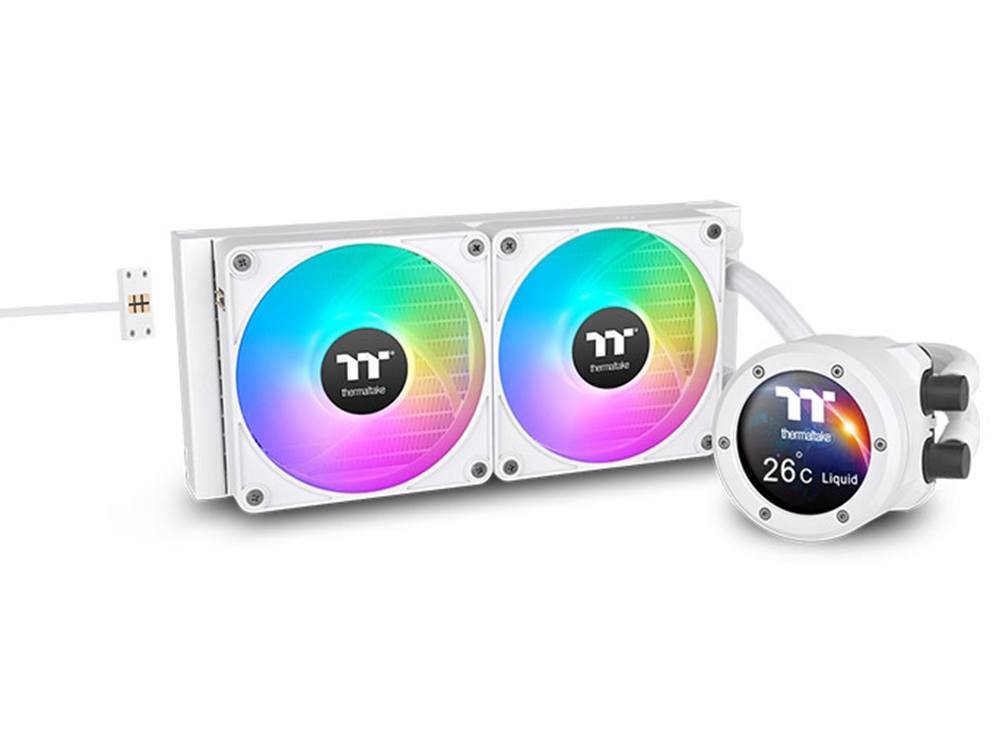 Thermaltake TH240 V2 Ultra EX ARGB All-In-One Liquid Cooler - Snow